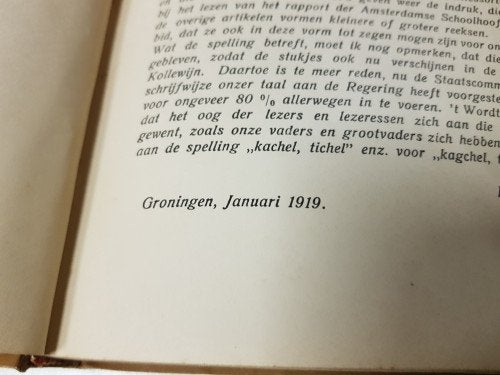 boek uit 1919, uit de school geklapt, Ophalen of Verzenden