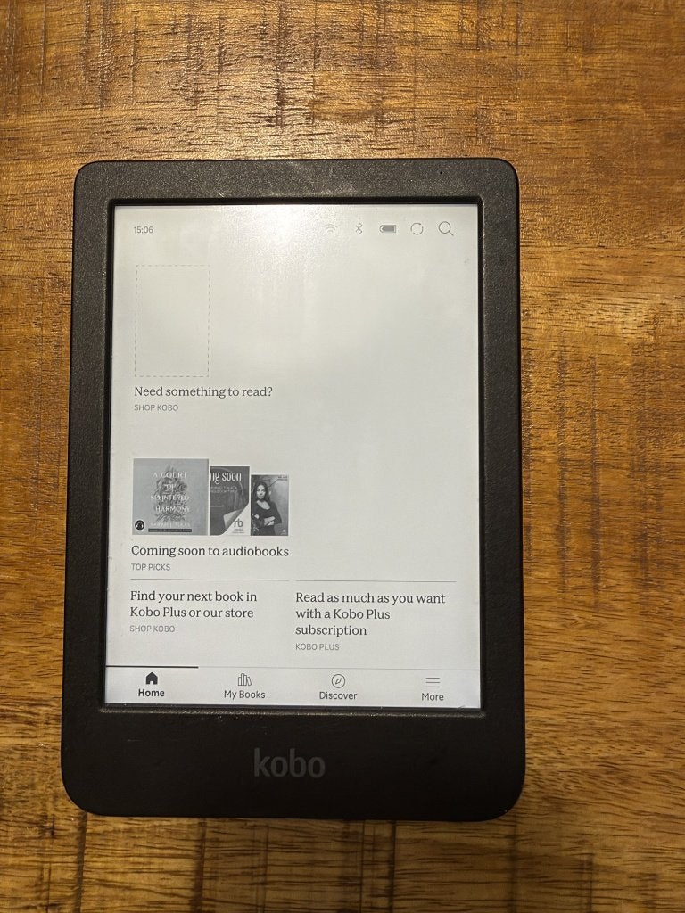 Kobo Clara BW e-reader 16GB zwart + grijze hoes, in doos, Computers en Software, Verzenden, Gebruikt, Bluetooth