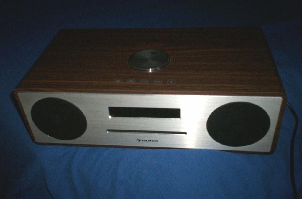 Auna Stanford 10030799 DAB/BT radio en CD-slikker, Gebruikt, MP3-aansluiting, Tuner of Radio, Ophalen