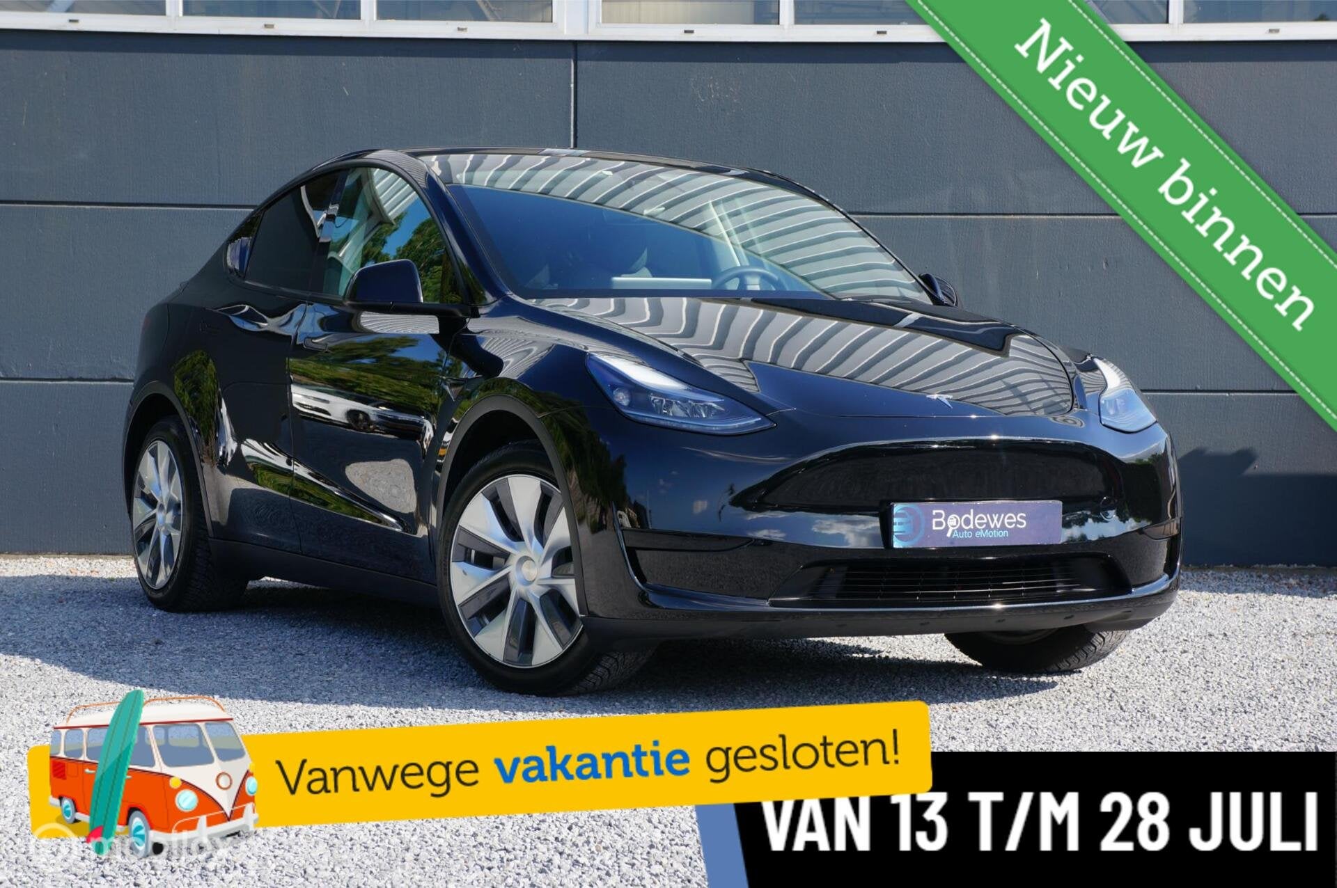 Tesla Model Y RWD 58 kWh Premium Leather FSD Pano Garantie!, Auto's, Tesla, Automaat, 238 pk, Achterwielaandrijving, Gebruikt