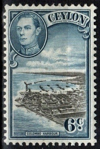 Mooi kavel Commonwealth Ceylon *volgom LZD239., Ophalen of Verzenden, Postfris