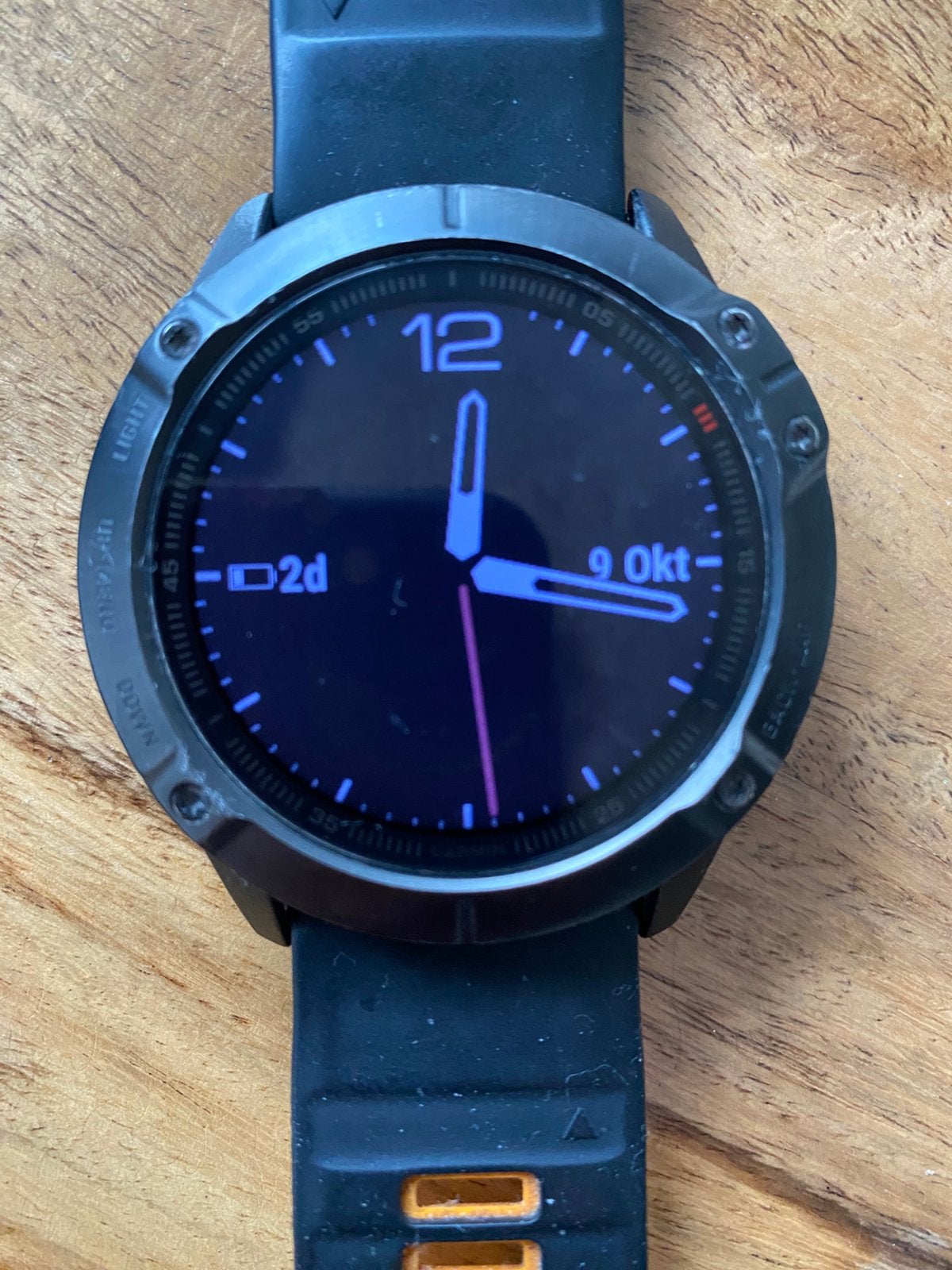 Garmin Fenix 6X Sapphire, Gebruikt, Stappen, Zwart, Garmin