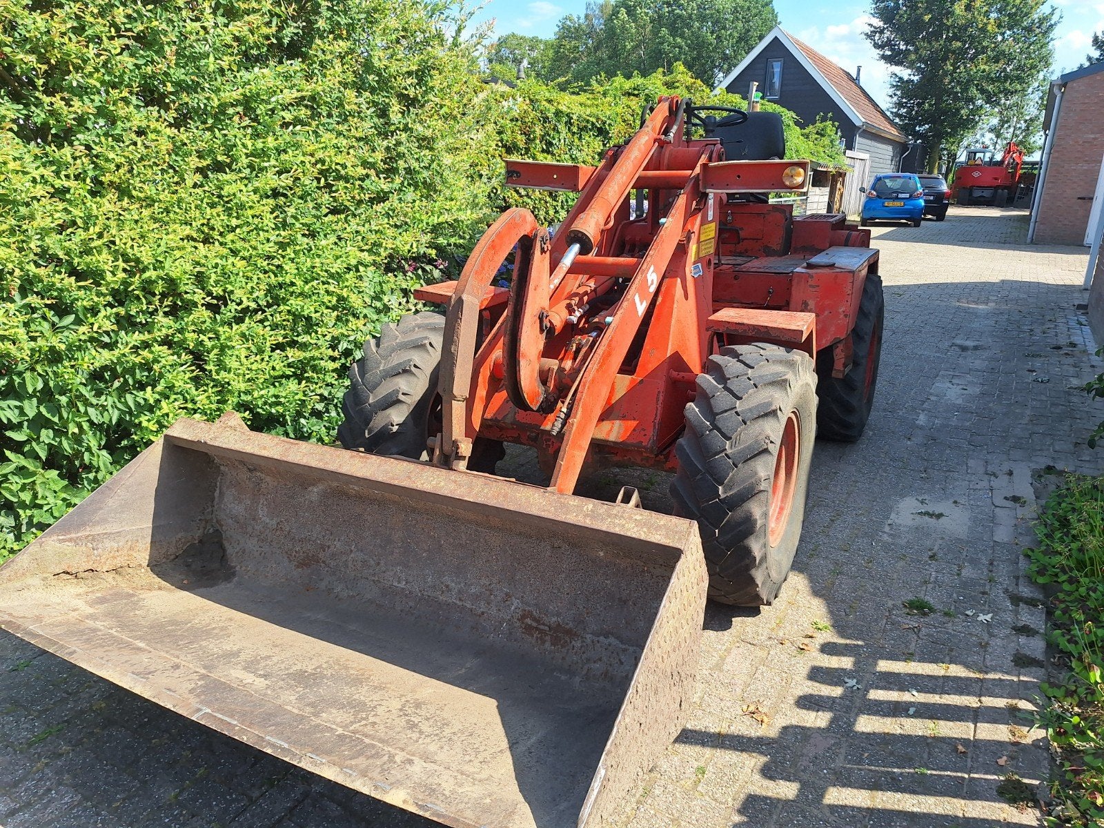 Schovel loader o&k l 5, Ophalen