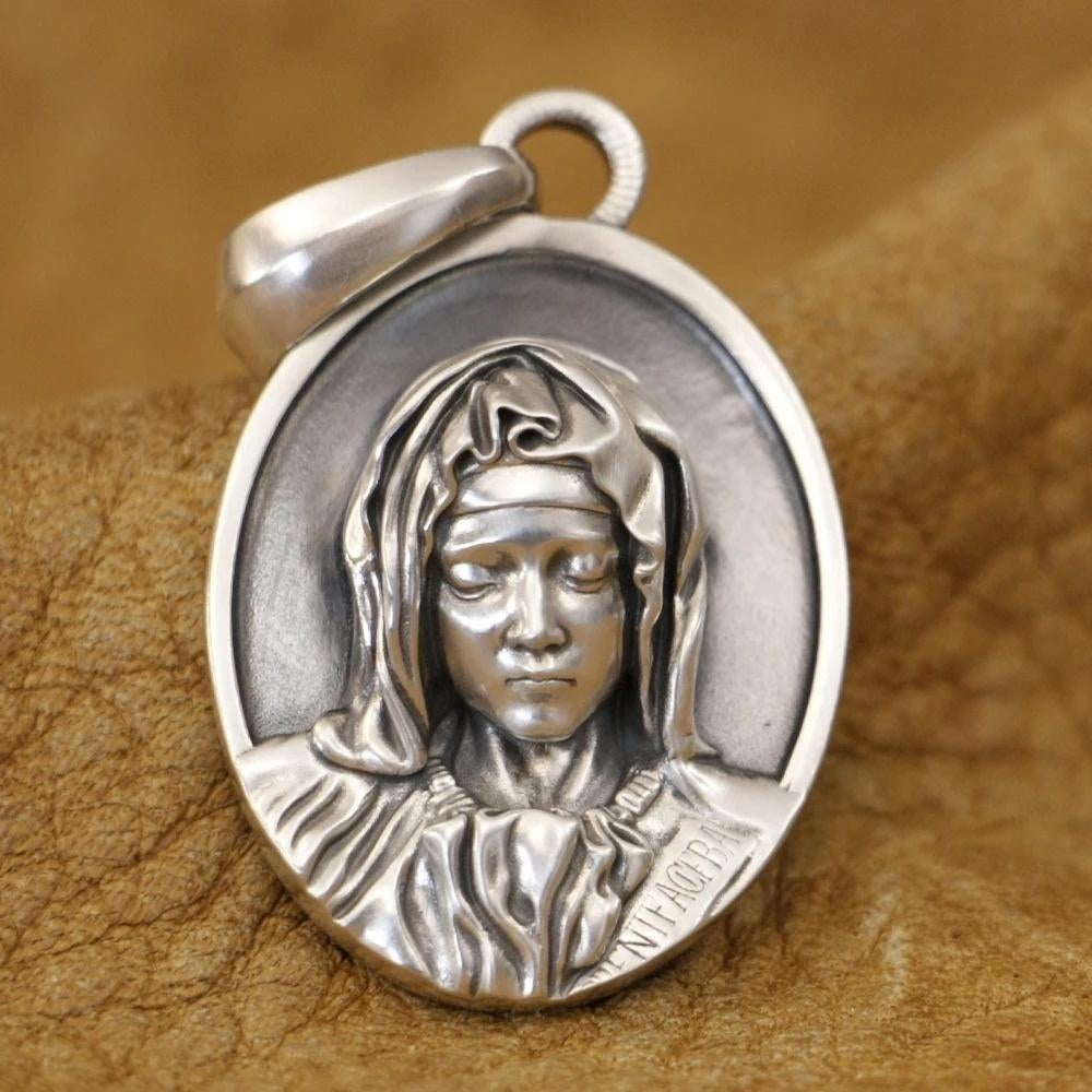 Heilige Maagd Maria - 925 zilver, My Name Is Nobody, Verzenden, Nieuw, Thisisnobody2025@gmail.com