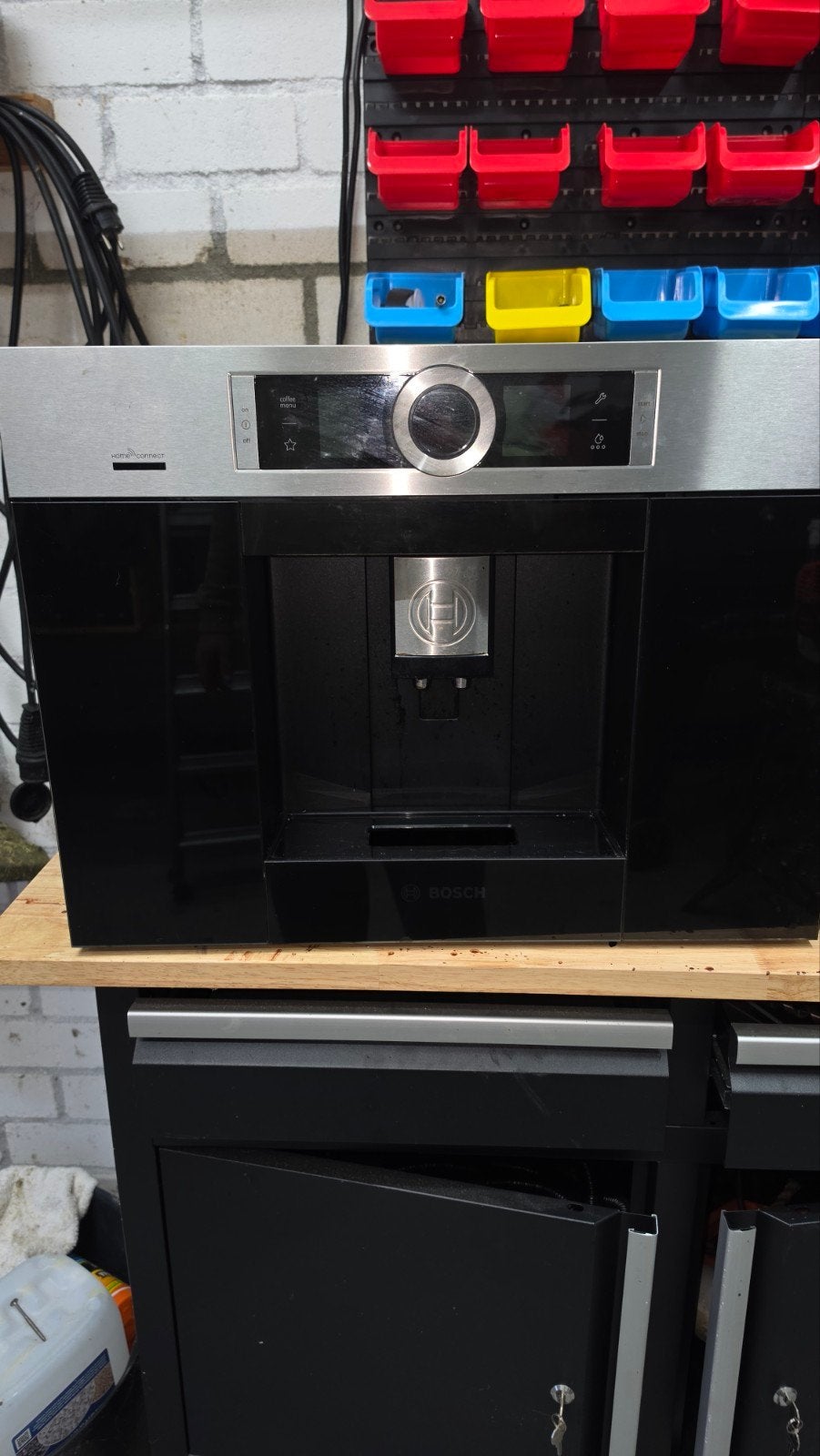 Bosch CTL636ES1 Inbouw Koffiemachine - Zo goed als nieuw, 10 kopjes of meer, Koffiemachine, Zo goed als nieuw, Koffiebonen