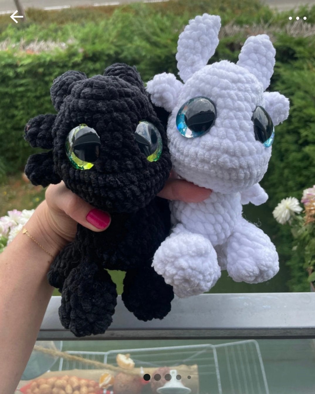 Hangemaakte toothless en luna, Ophalen, Zo goed als nieuw