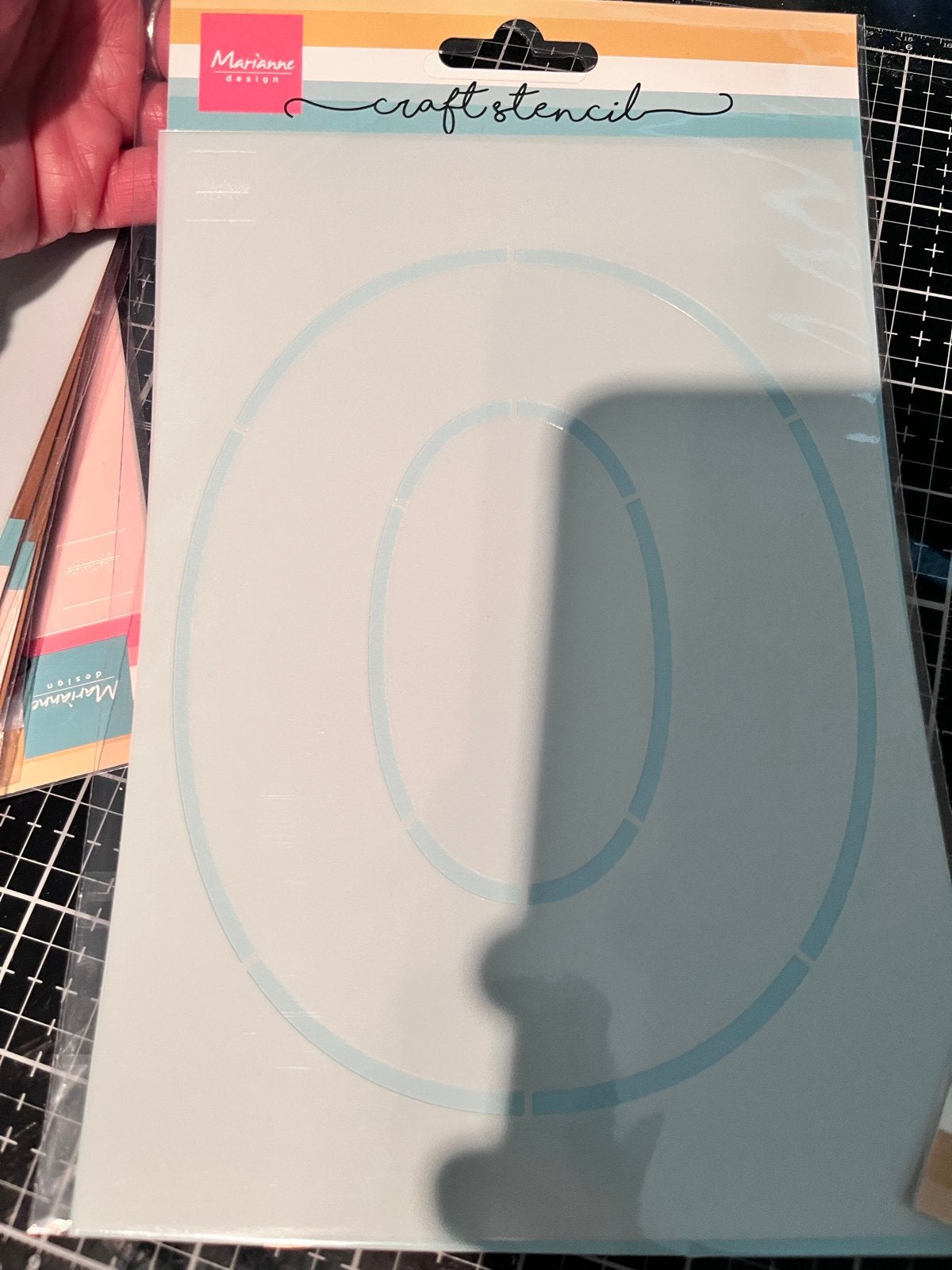 Marianne Design Craft Stencil - o, Hobby en Vrije tijd, Overige thema's, Nieuw, Ophalen of Verzenden, Kunststof