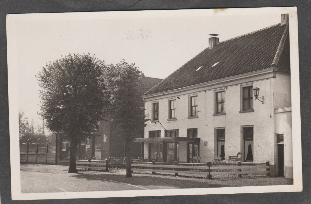 amersfoort hotel cafe de kamppoort, Verzenden, 1940 tot 1960, Gelopen, Utrecht