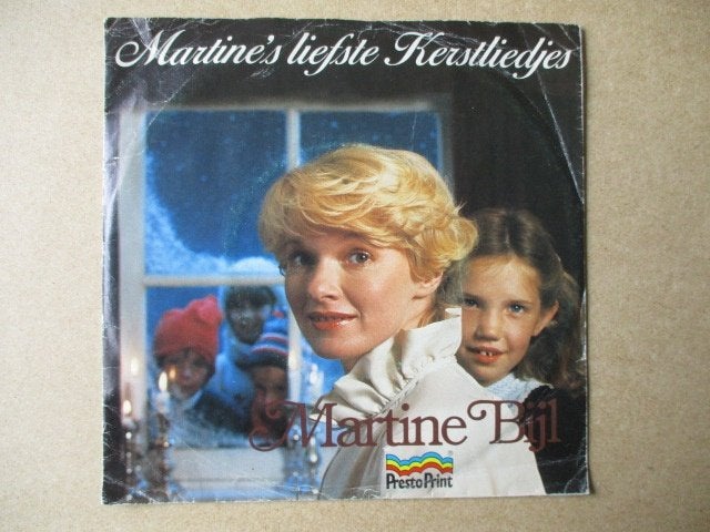 s0064 martine bijl - martine's liefste kerstliedjes, Ophalen, Gebruikt, 7 inch, Overige genres