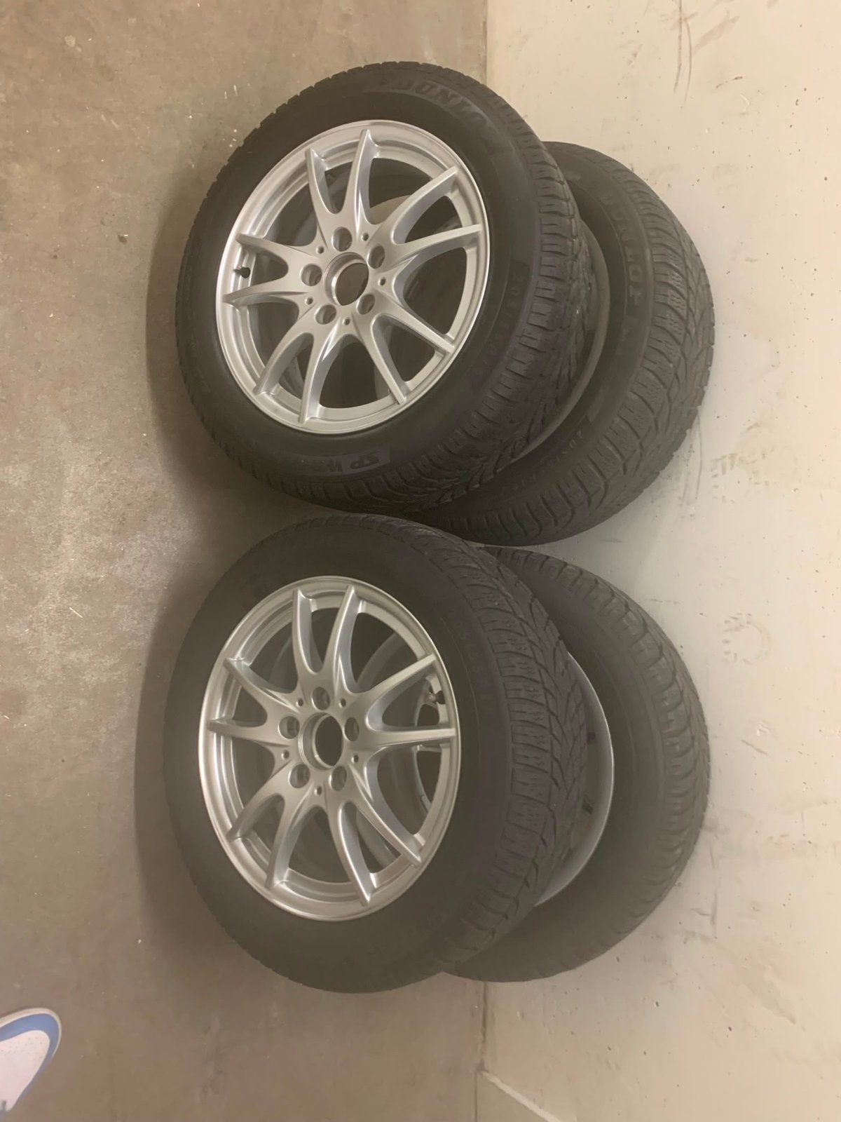 Originele Mercedes velgen met winterbanden - set, Ophalen, 16 inch, Banden en Velgen, Nieuw