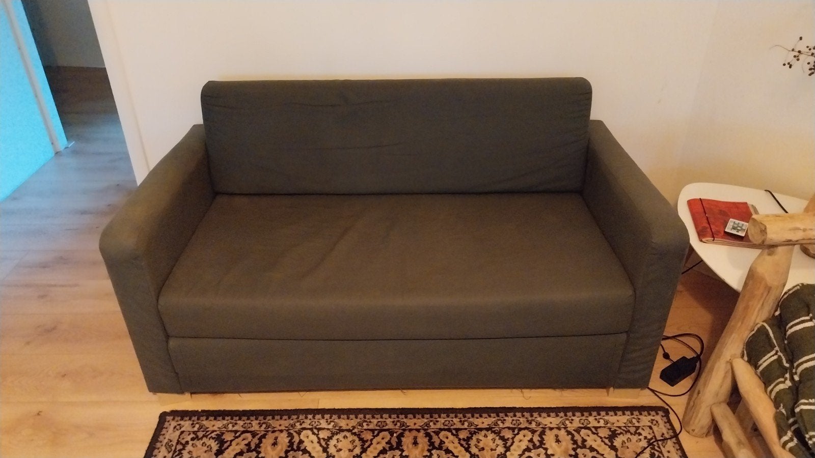 Tweepersoons slaapbank - Gebruikt, Huis en Inrichting, Ophalen, Gebruikt, 70 cm of minder, Tweepersoons
