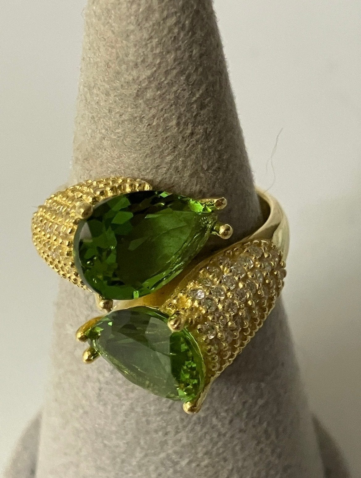Verstelbare Zilver 925 Vergulde Ring met Lab Zultanite Steen, Zilver en edelstenen, Info@zilverenedelstenen.com, Nieuw, Ophalen of Verzenden