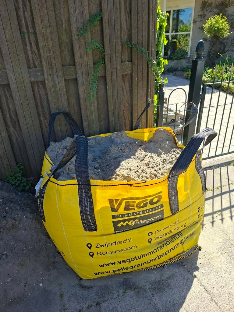 Big Bag Zand  gratis op te halen. Zelf scheppen., Ophalen of Verzenden, Gebruikt, Ophoogzand