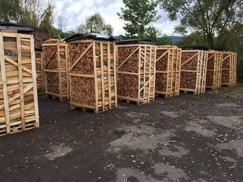 Topkwaliteit Eiken 1,8 kuubs Jumbokrat ! 400,-, 6 m³ of meer, Ophalen, Eikenhout