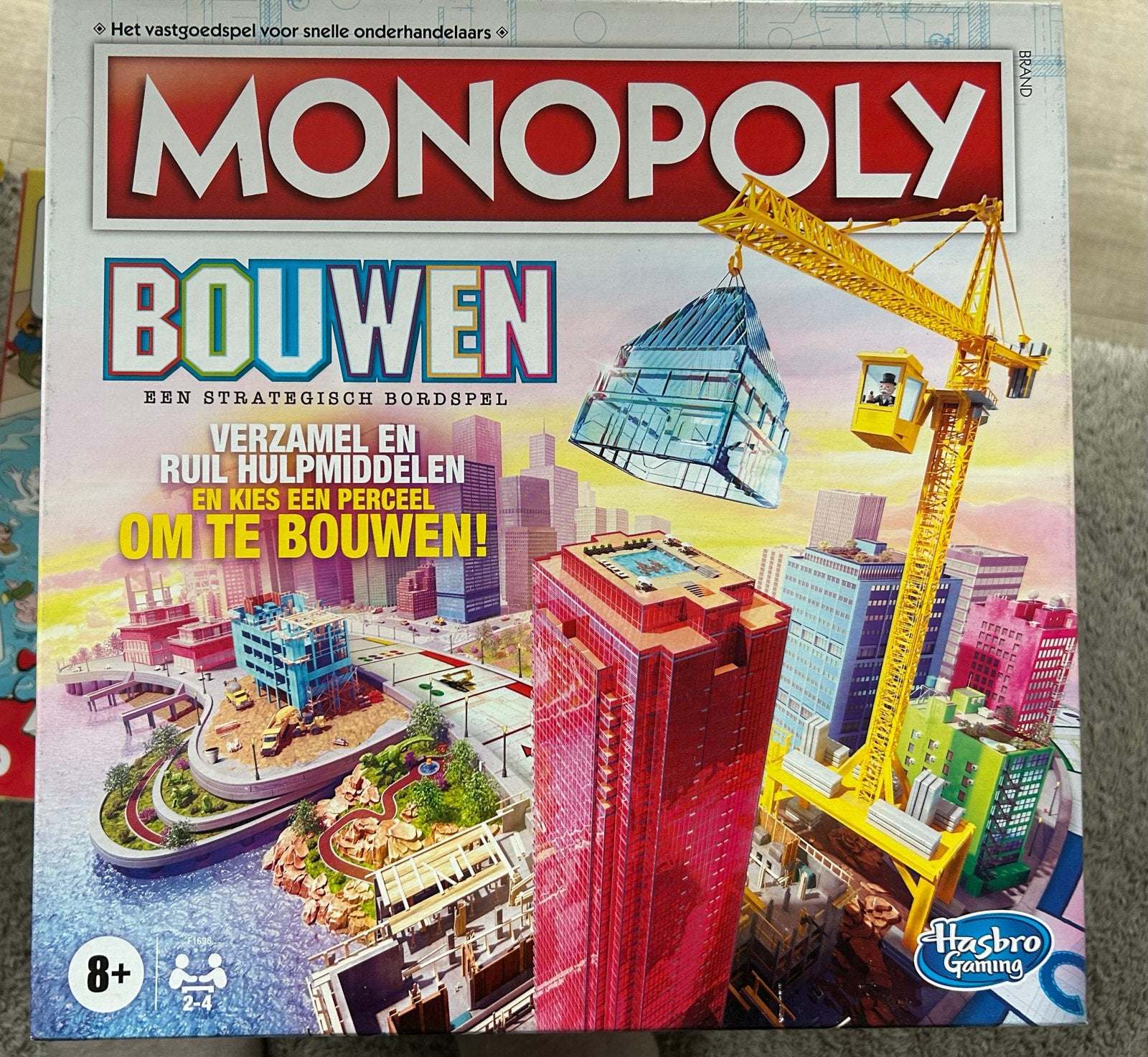 Monopoly Bouwen - Hasbro bordspel - Nieuwstaat, Drie of vier spelers, Ophalen of Verzenden, Nieuw