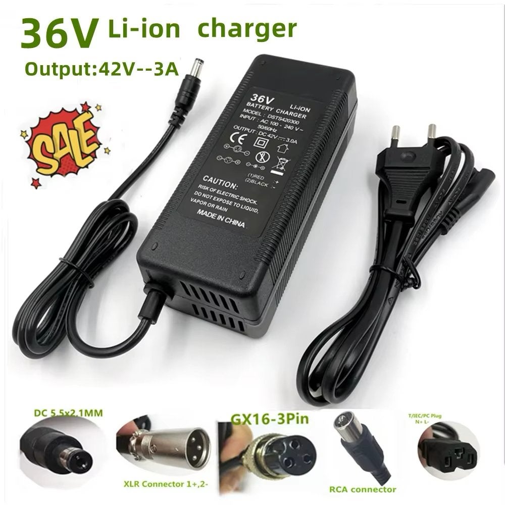 Fatbike - E-bike 36v 3A Charger Accu Snelader, Fietsen en Brommers, Ophalen of Verzenden, Zo goed als nieuw