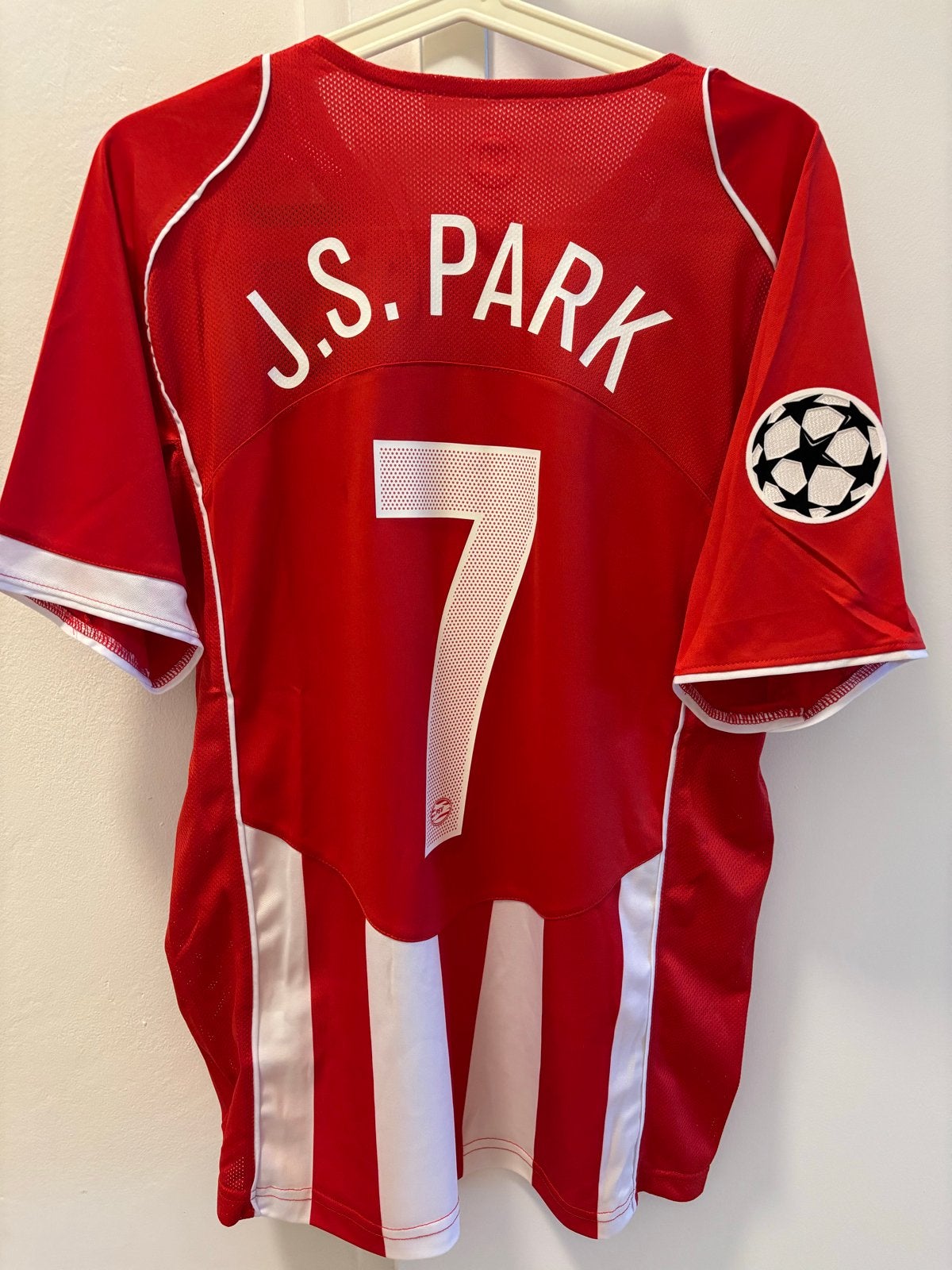 Retro PSV Park thuis nike vintage large champions league, Maat L, Ophalen of Verzenden, Nieuw, Shirt