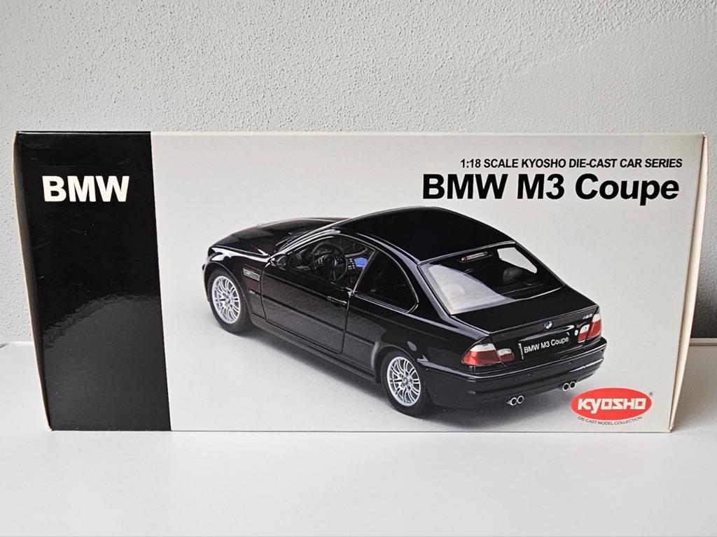Kyosho BMW M3 E46 coupe 1:18 08503K, Ophalen, Zo goed als nieuw, Auto, Kyosho