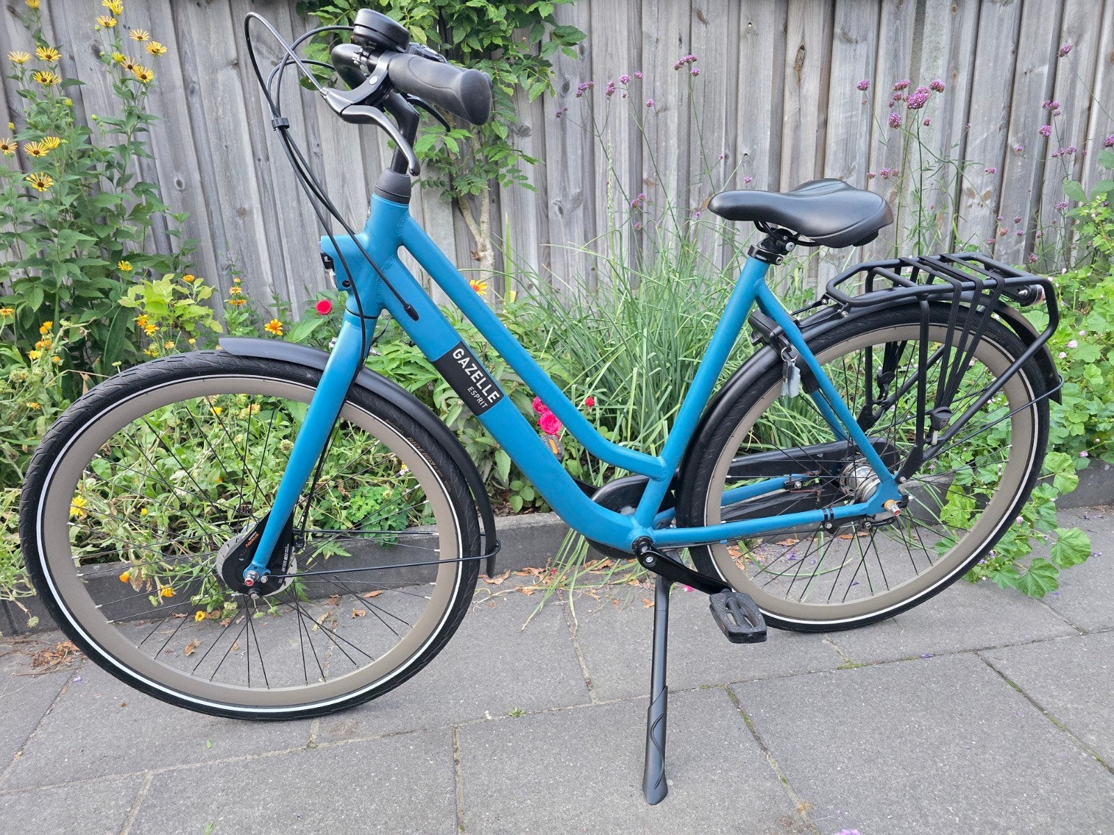 💙1 jaar jong. Mooi blauwe Gazelle Esprit schoolfiets., Fietsen en Brommers, Fietsen | Dames | Damesfietsen, 53 tot 56 cm, Versnellingen