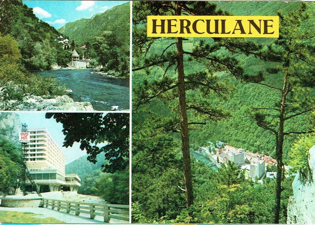 Roemenie Kuroord Herculane, Verzenden, 1960 tot 1980, Ongelopen, Natuur