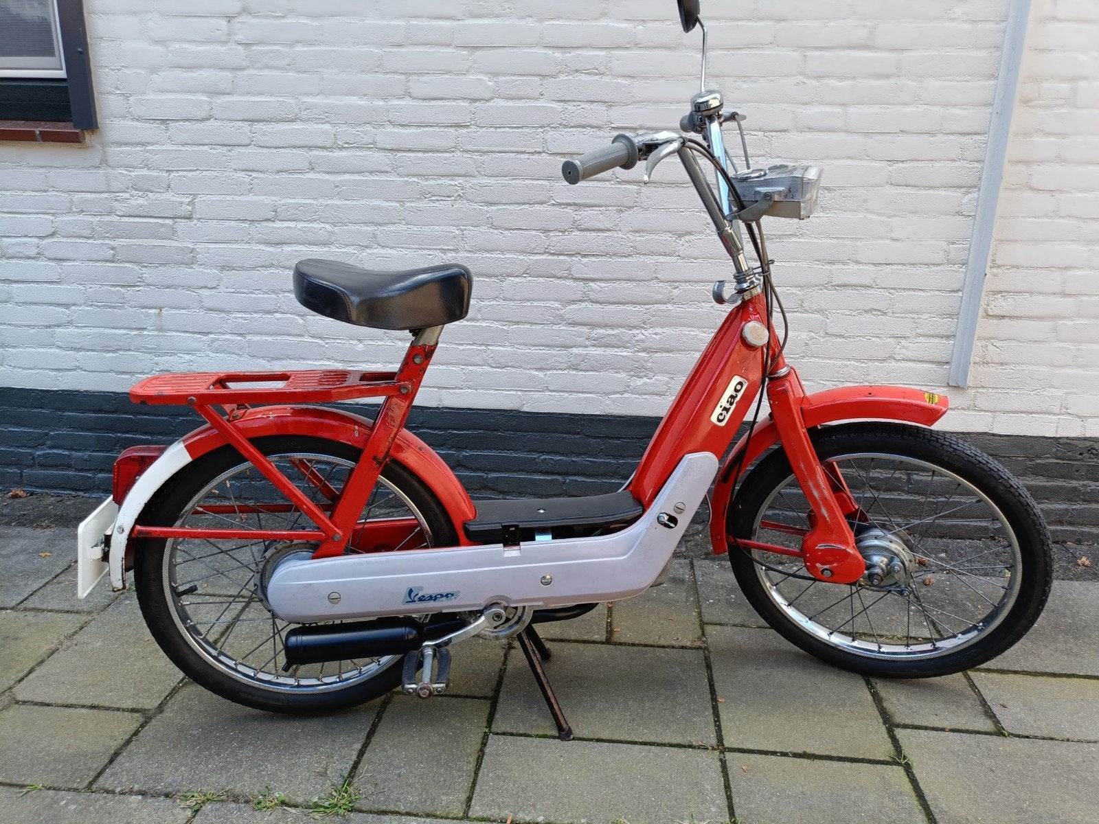 Piaggio Vespa Ciao C7E1T oldtimer zonder kenteken (SI Bravo), Fietsen en Brommers, Maximaal 45 km/u, 1 versnellingen, 50 cc, Ophalen