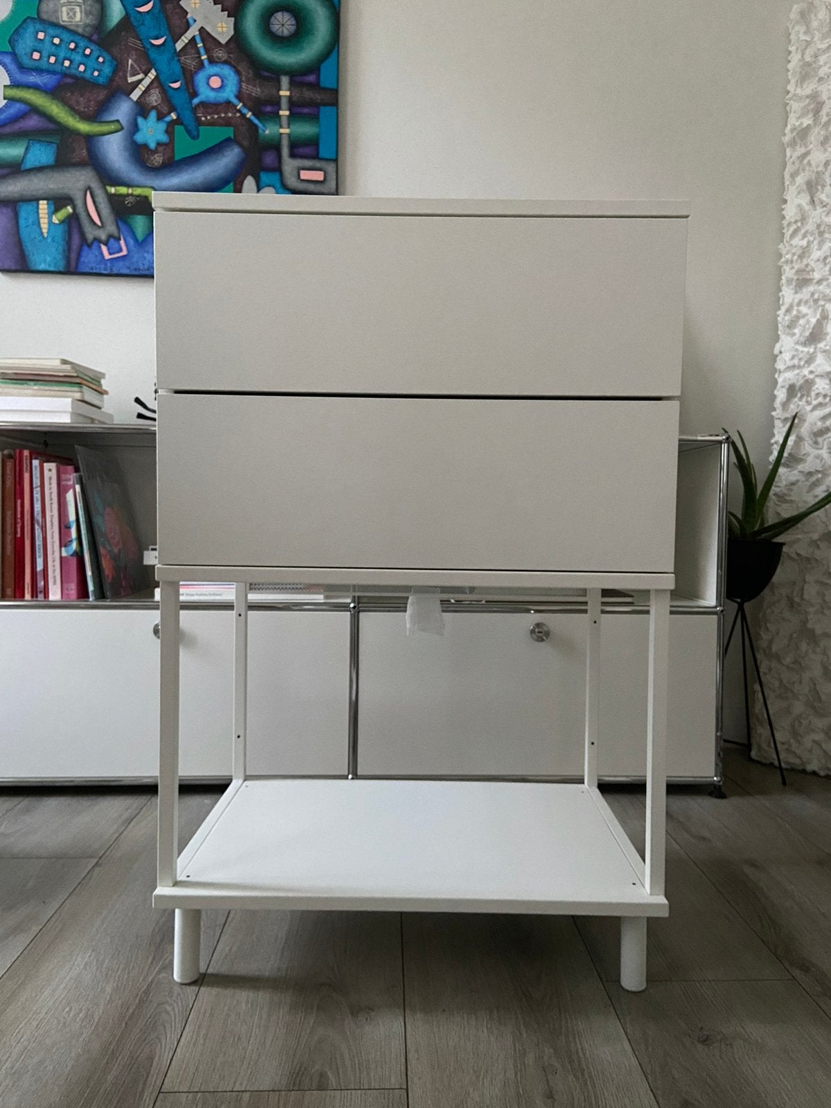 IKEA PLATSA Chest of 2 Drawers – White – 604293 cm, Huis en Inrichting, Kasten | Ladekasten, Zo goed als nieuw, 3 of 4 laden, Minder dan 100 cm