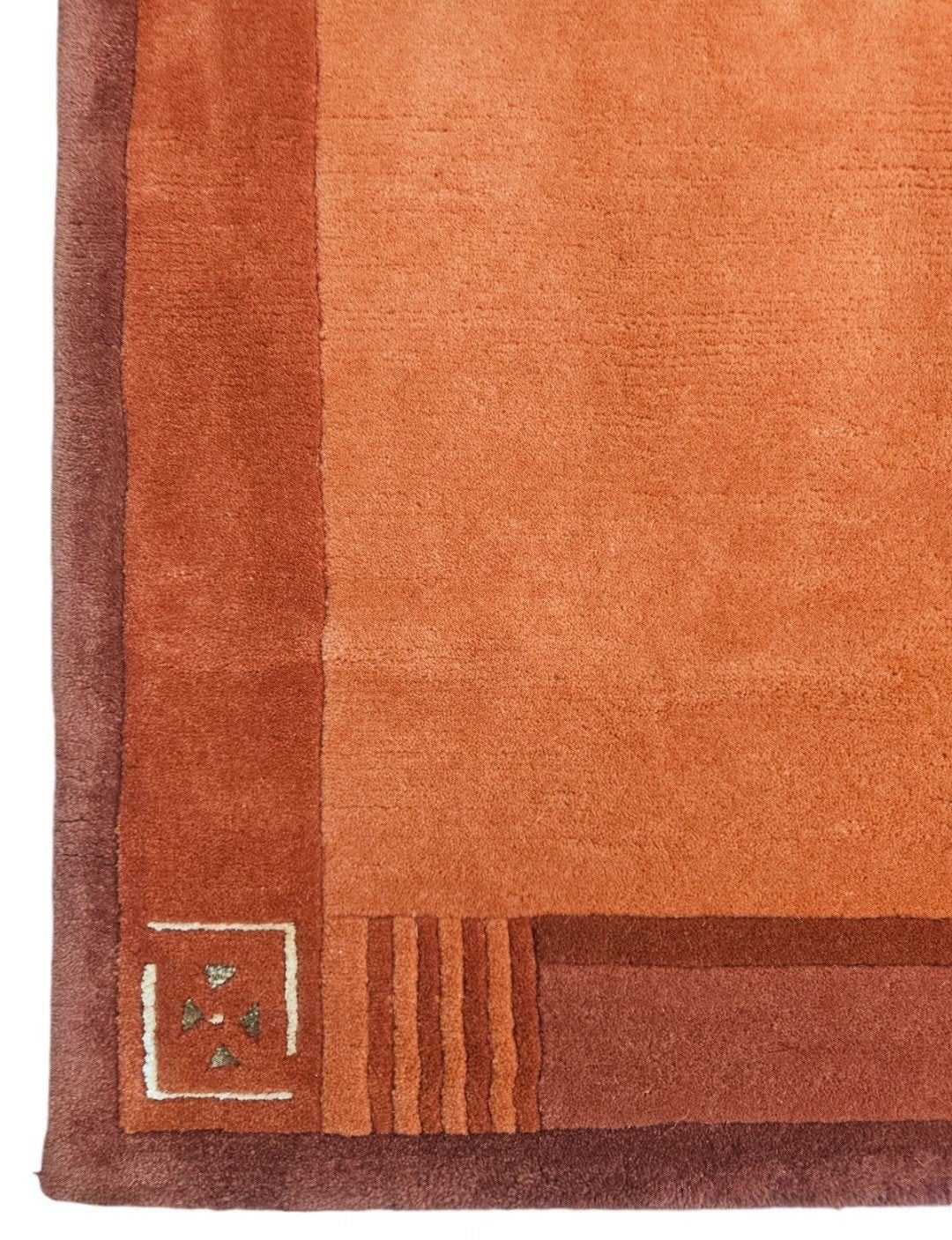 Handgeknoopt modern wol tapijt Nepal Pumpkin 170x235cm, 150 tot 200 cm, 200 cm of meer, Www.hypepopup.nl, Ophalen of Verzenden