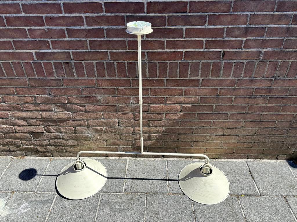 Plafondlamp, Huis en Inrichting, Lampen | Hanglampen, Ophalen, Zo goed als nieuw, Metaal, 75 cm of meer