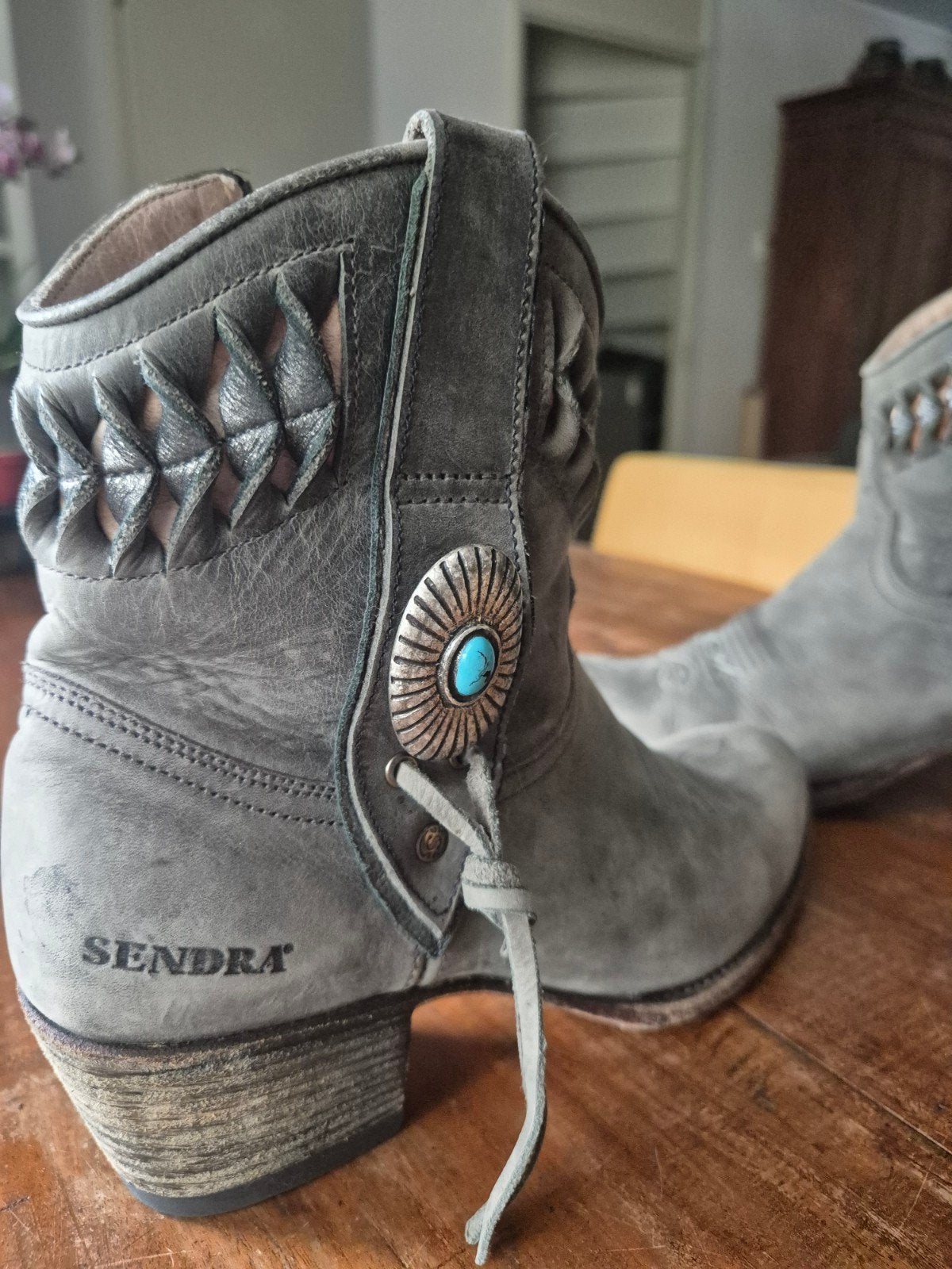 Sendra cowboylaarzen grijs maat 39, Sendra, Lage of Enkellaarzen, Ophalen of Verzenden, Zo goed als nieuw