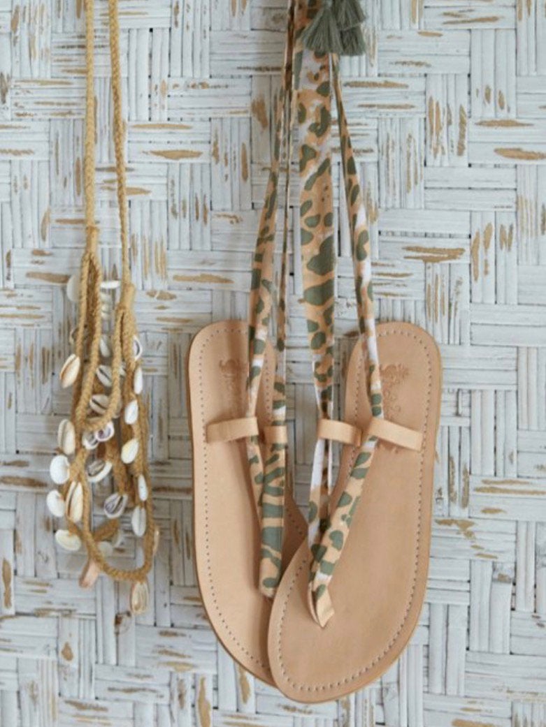 HOT LAVA slipper LEOPARD BEIGE 38, Kleding | Dames, Verzenden, Nieuw, Beige