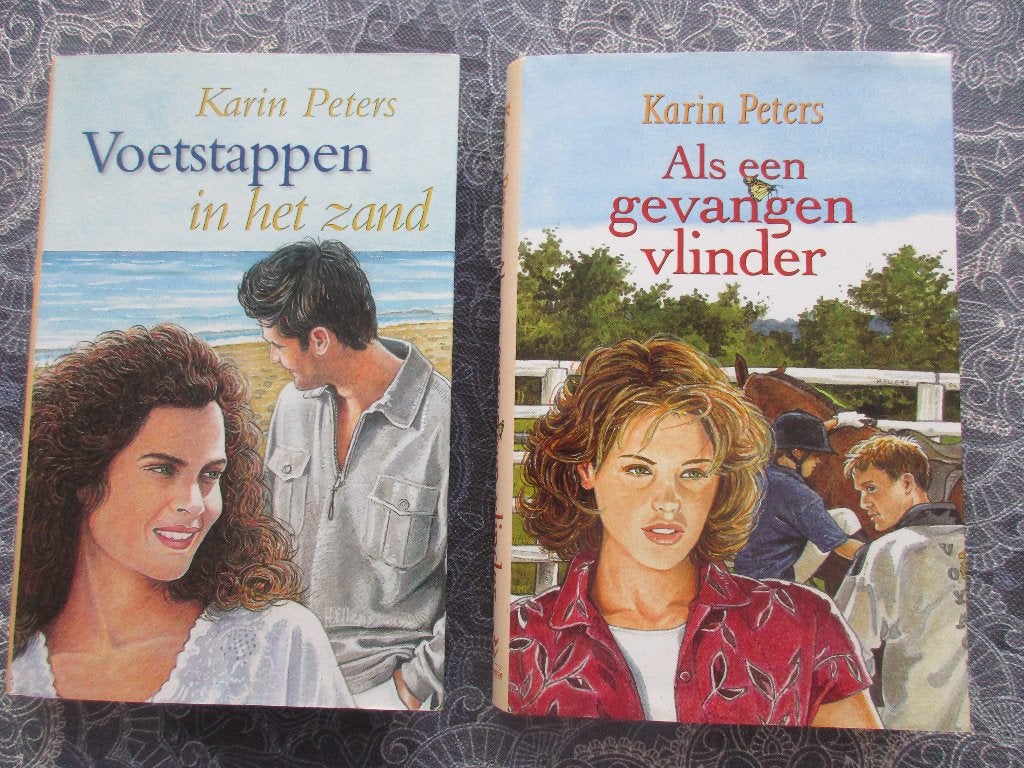 2 op elkaar volgende romans van Karin Peters-samen 2,00, Boeken, Ophalen of Verzenden, Gelezen