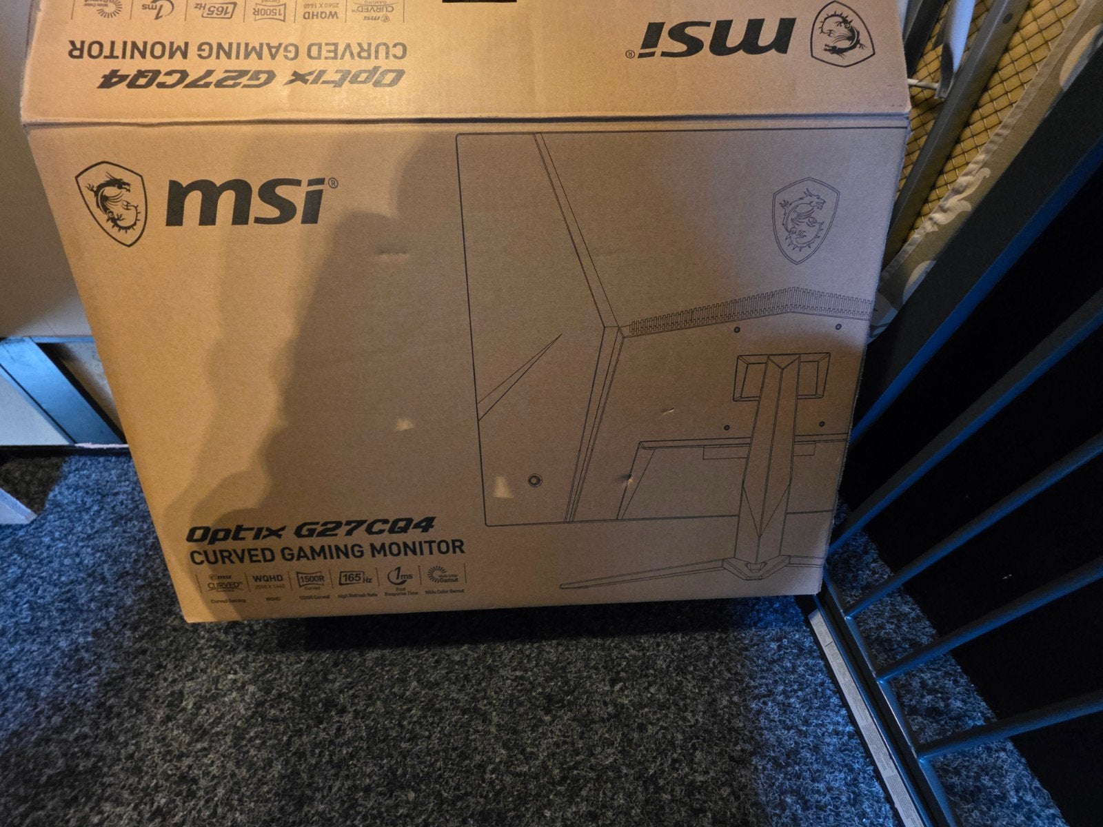 2 x MSI Optix G27CQ4 27 inch Curved Gaming Monitor, Computers en Software, Monitoren, Ophalen of Verzenden