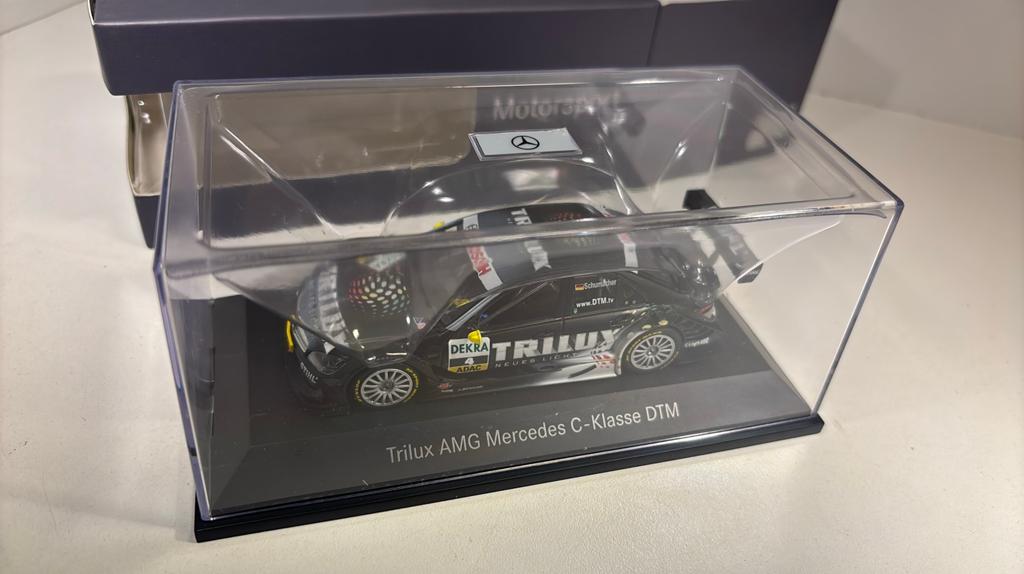 Mercedes c klasse dtm trilux minichamps 1.43, Auto, Ophalen of Verzenden, MiniChamps, A