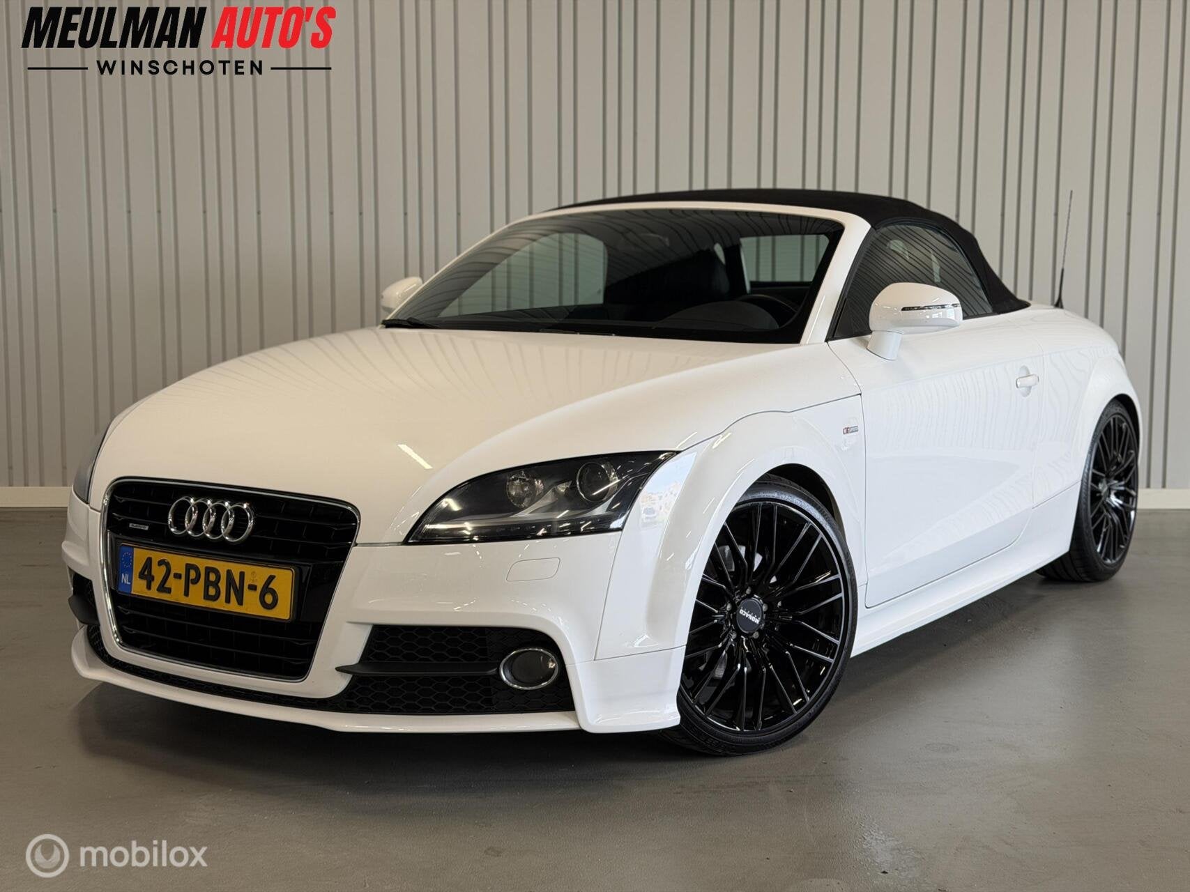 Audi TT Roadster 2.0 TFSI quattro Pro Line S, Auto's, Euro 5, Gebruikt, 4 cilinders, Wit