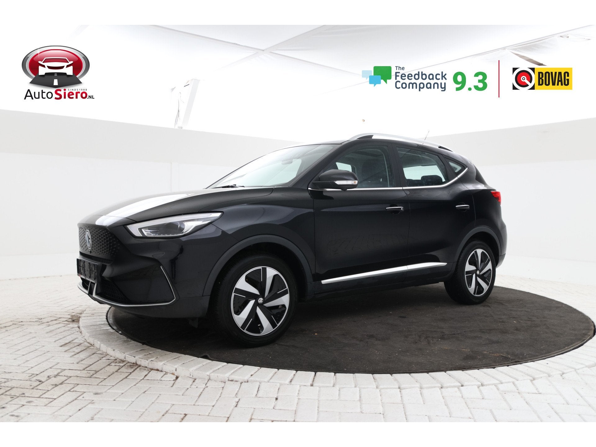 MG Mg zs ev EV Long Range Luxury 70 kWh Panorama, 360 camera, Gebruikt, Met garantie (alle), ZS, Zwart
