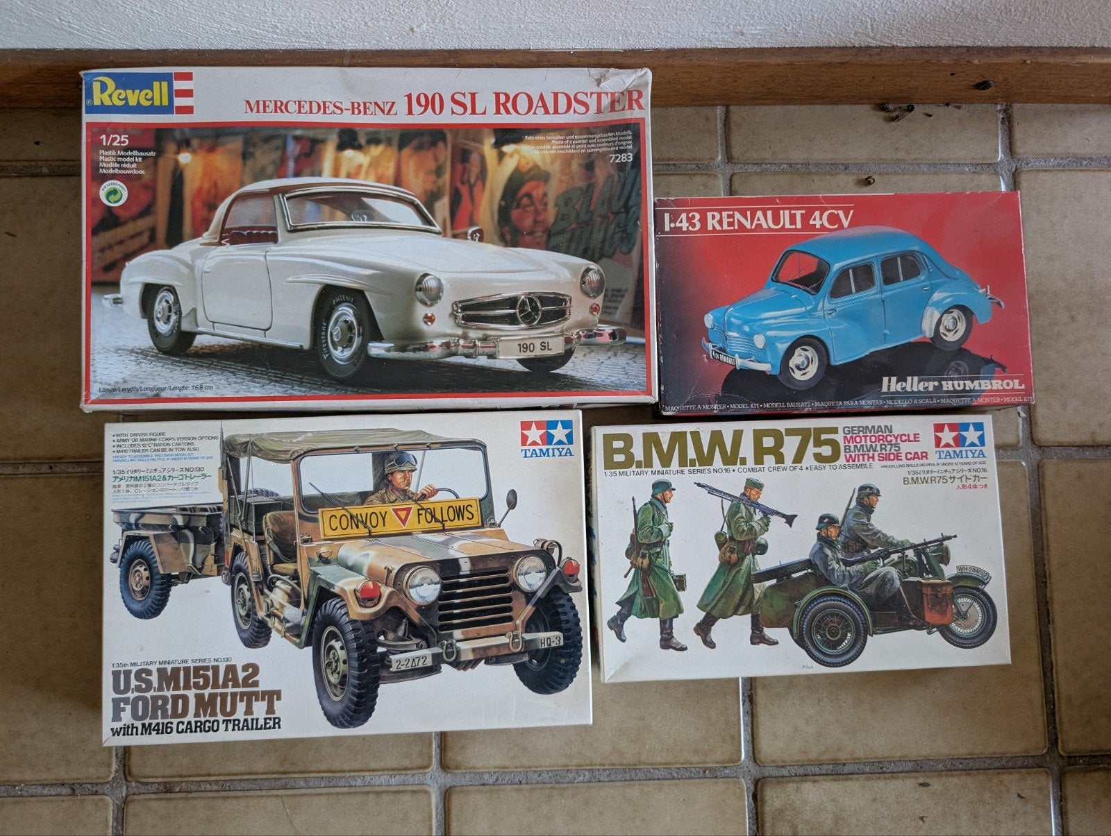 Diverse modelbouw kits: Revell, Tamiya, Heller, Auto, Revell, Groter dan 1:32, Nieuw