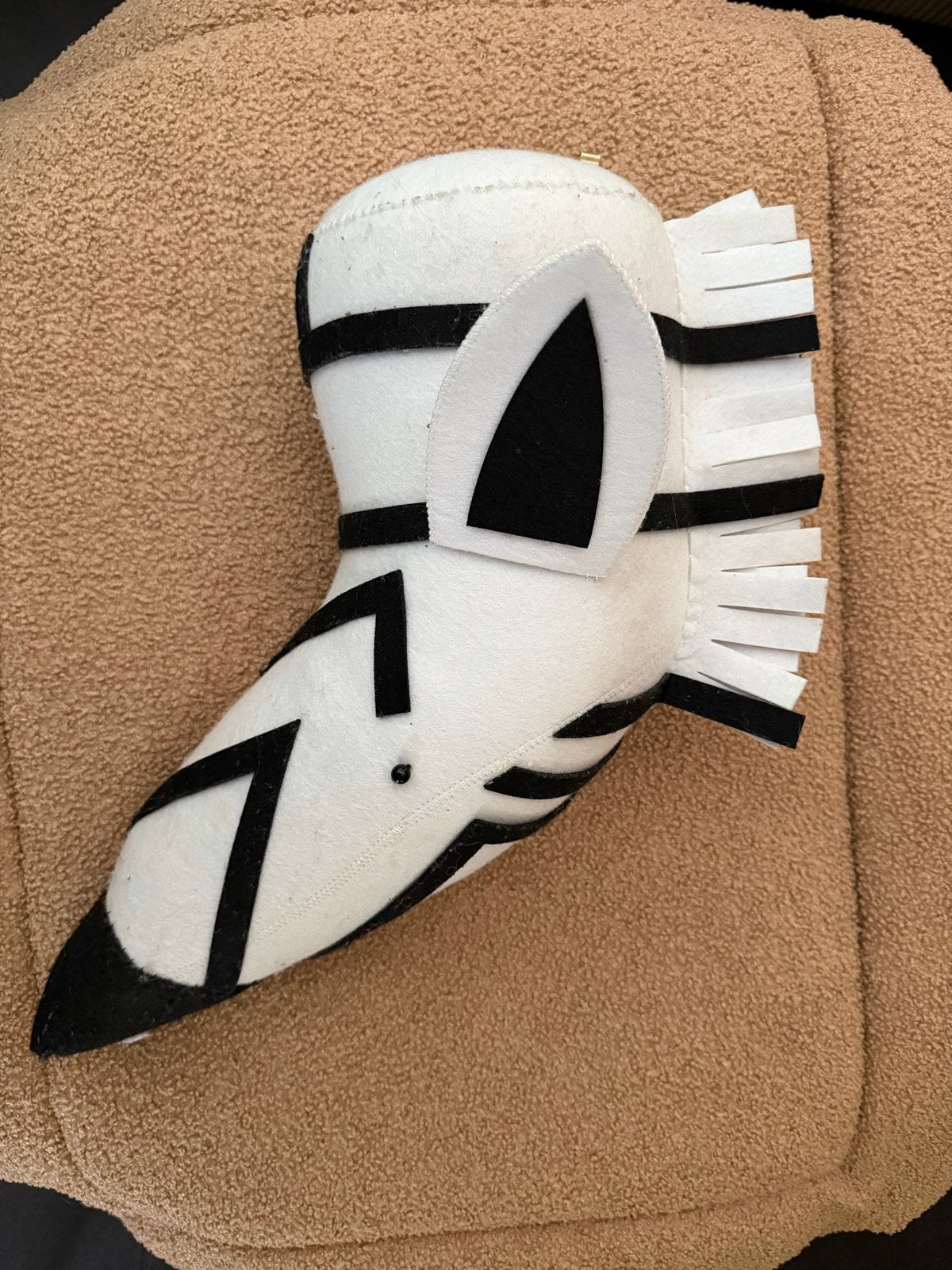 Leuke Zebra Dierenkop voor Kinderkamer - Ophangbaar, Gebruikt, Overige merken, Wanddecoratie, Ophangbaar