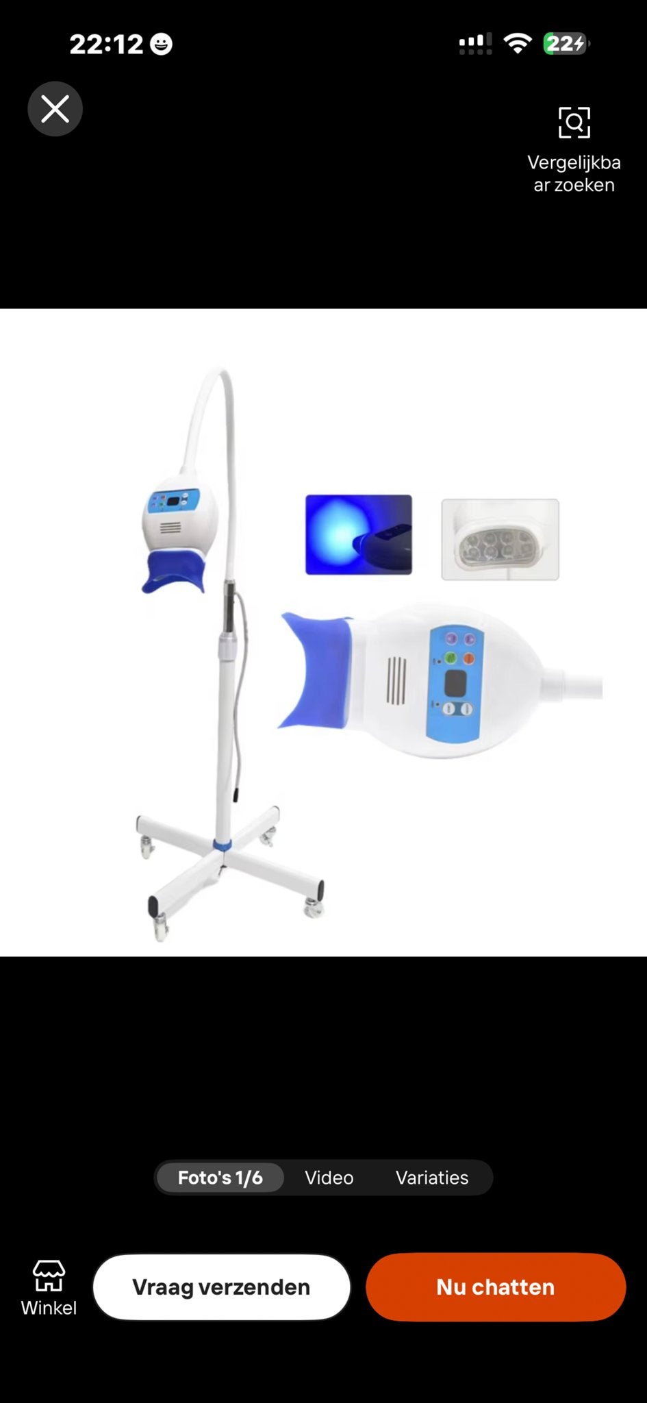 Professionele Tandenbleek Apparatuur en Benodigdheden, Ophalen of Verzenden, Nieuw, Gehele gezicht, Verzorging