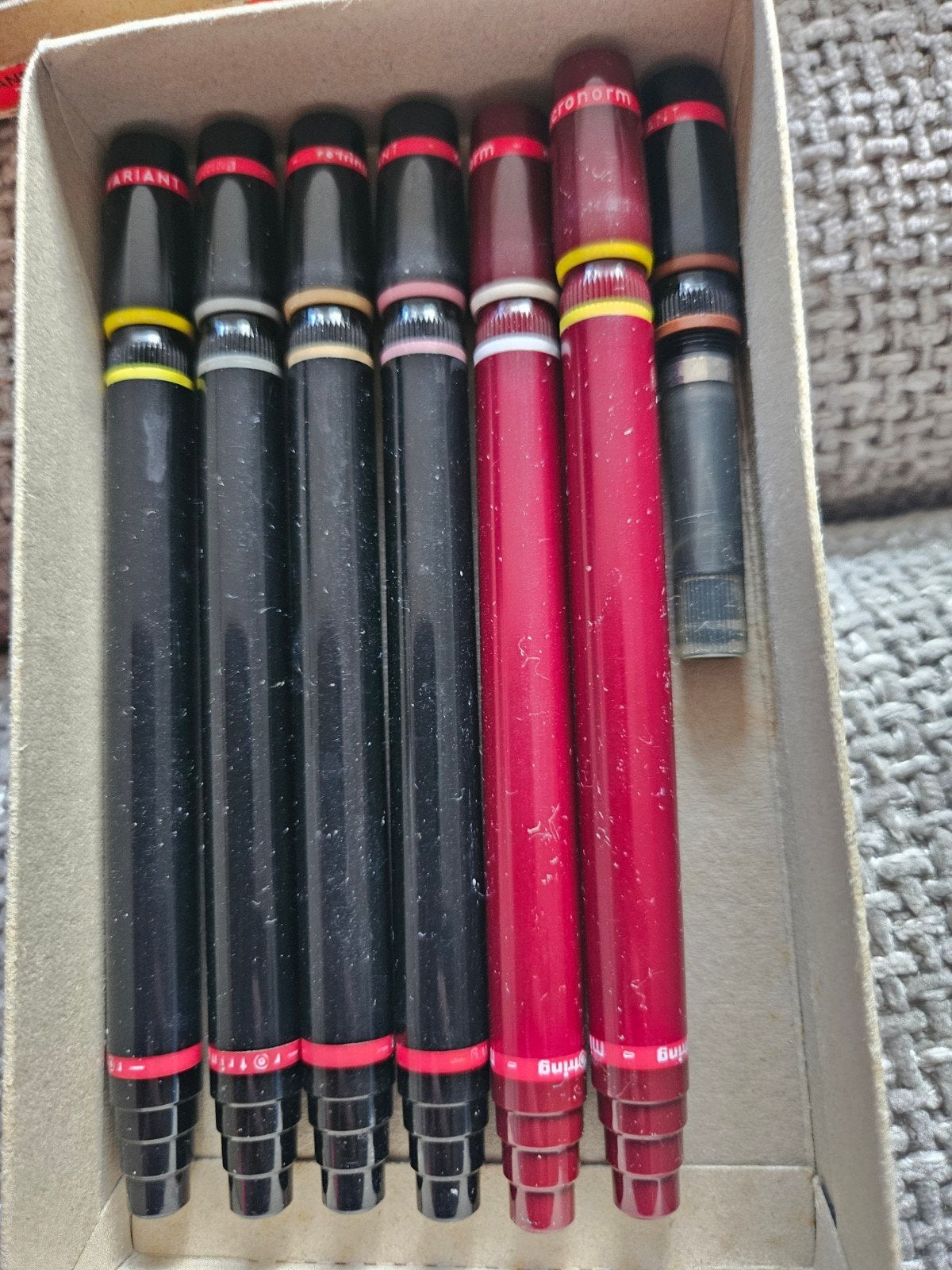 Rotring vintage pennen set, Ophalen of Verzenden, Gebruikt, Overige typen