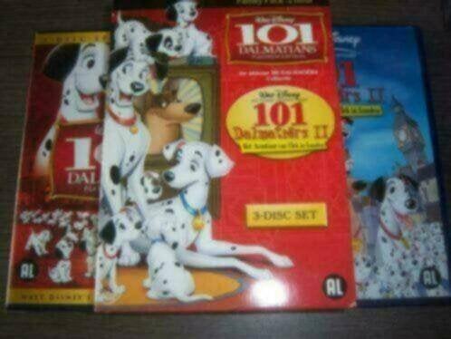 Walt Disney 101 Dalmatiërs 2-dvd box in nieuwstaat , Tekenfilm, Verzenden, Boxset, Zo goed als nieuw