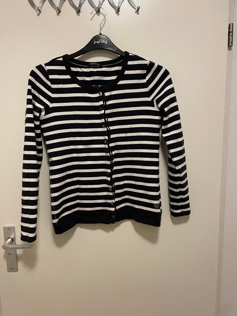Vest Margittes blauw wit maat 40, Maat 38/40 (M), Blauw, Margittes, Ophalen of Verzenden