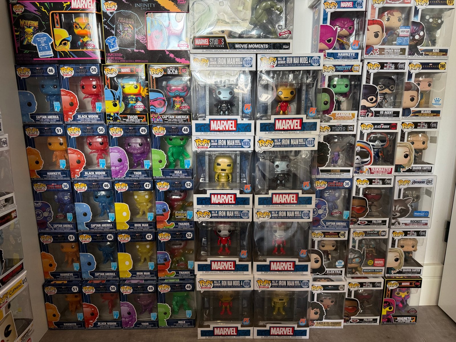 Grote collectie Funko Pop! figuren - Marvel, Disney, Star Wa, Ophalen, Gebruikt