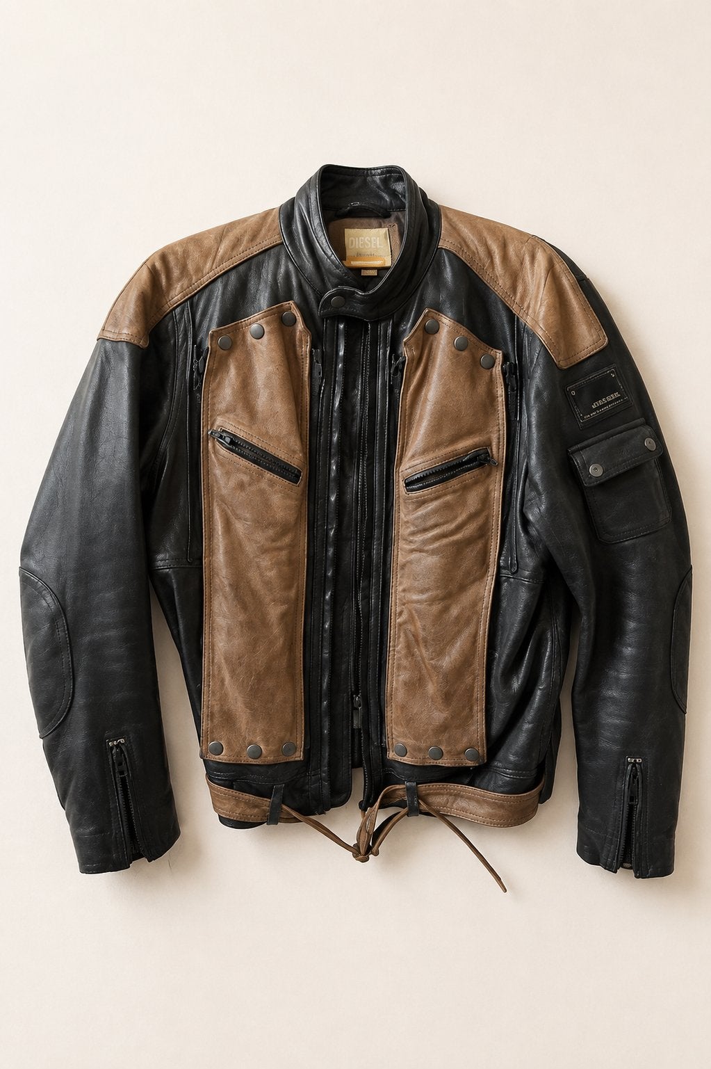 Vintage Diesel heren jas - Maat L, Ophalen of Verzenden, Gedragen, Maat 52/54 (L), Meerkleurig