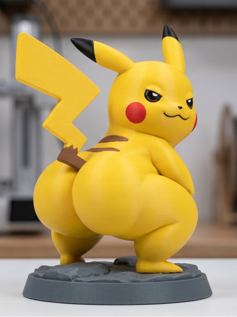 Grappig Pikachu beeldje - Unieke decoratie, Ophalen of Verzenden, Zo goed als nieuw