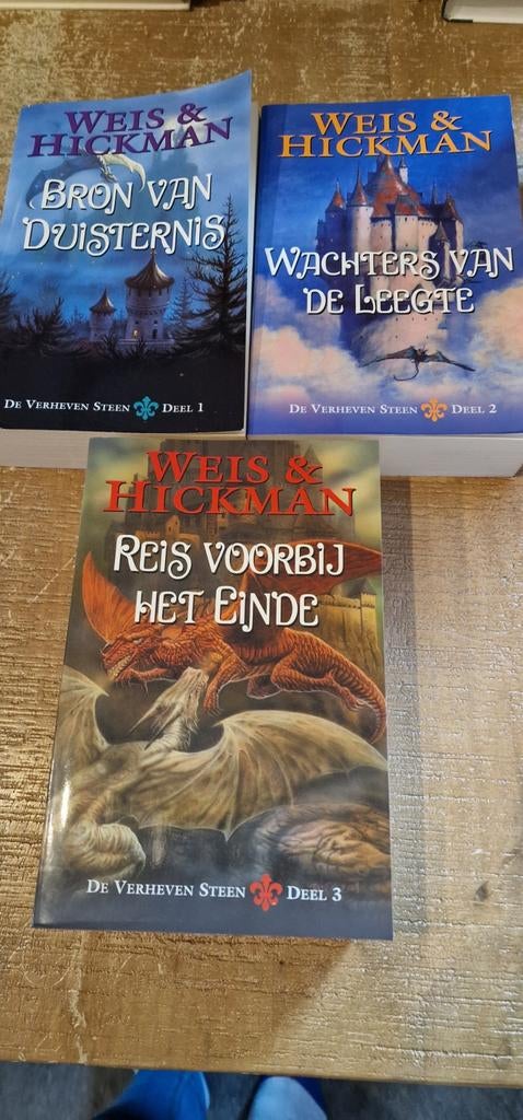 De Verheven Steen Trilogie - Weis & Hickman (Deel 1-3), Boeken, Fantasy, Ophalen of Verzenden
