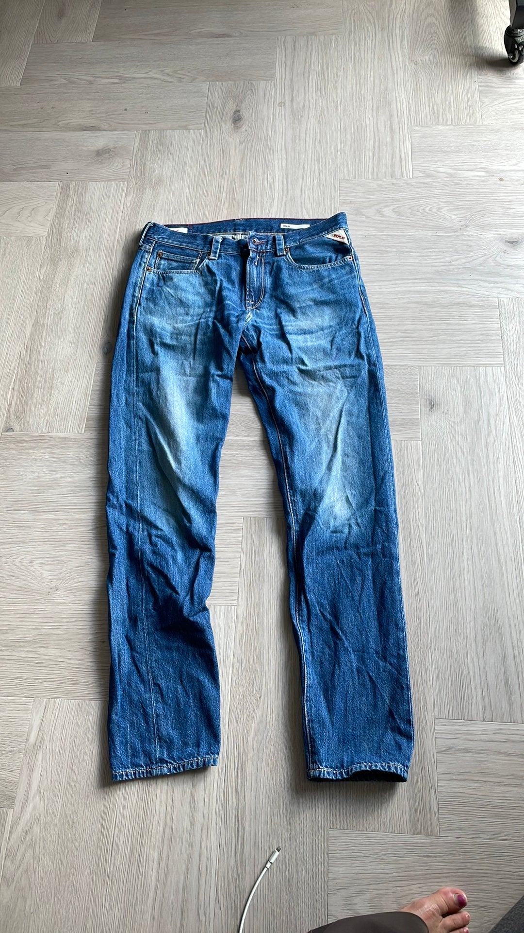 Replay neaal mooie jeans maat 30/l 32, Kleding | Heren, Ophalen of Verzenden, Zo goed als nieuw, Blauw, W32 (confectie 46) of kleiner
