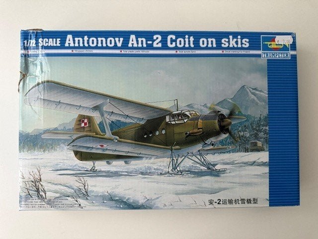 ROWASP OUTLET | Trumpeter 1/72 01607 Antonov An-2 on skis, Overige merken, 1:72 tot 1:144, Ophalen of Verzenden, Zo goed als nieuw