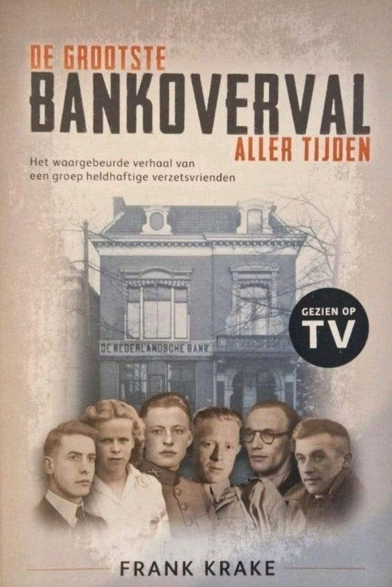 Boek de grootste bankoverval aller tijden Frank Krake, Ophalen of Verzenden, Zo goed als nieuw, Frank Krake