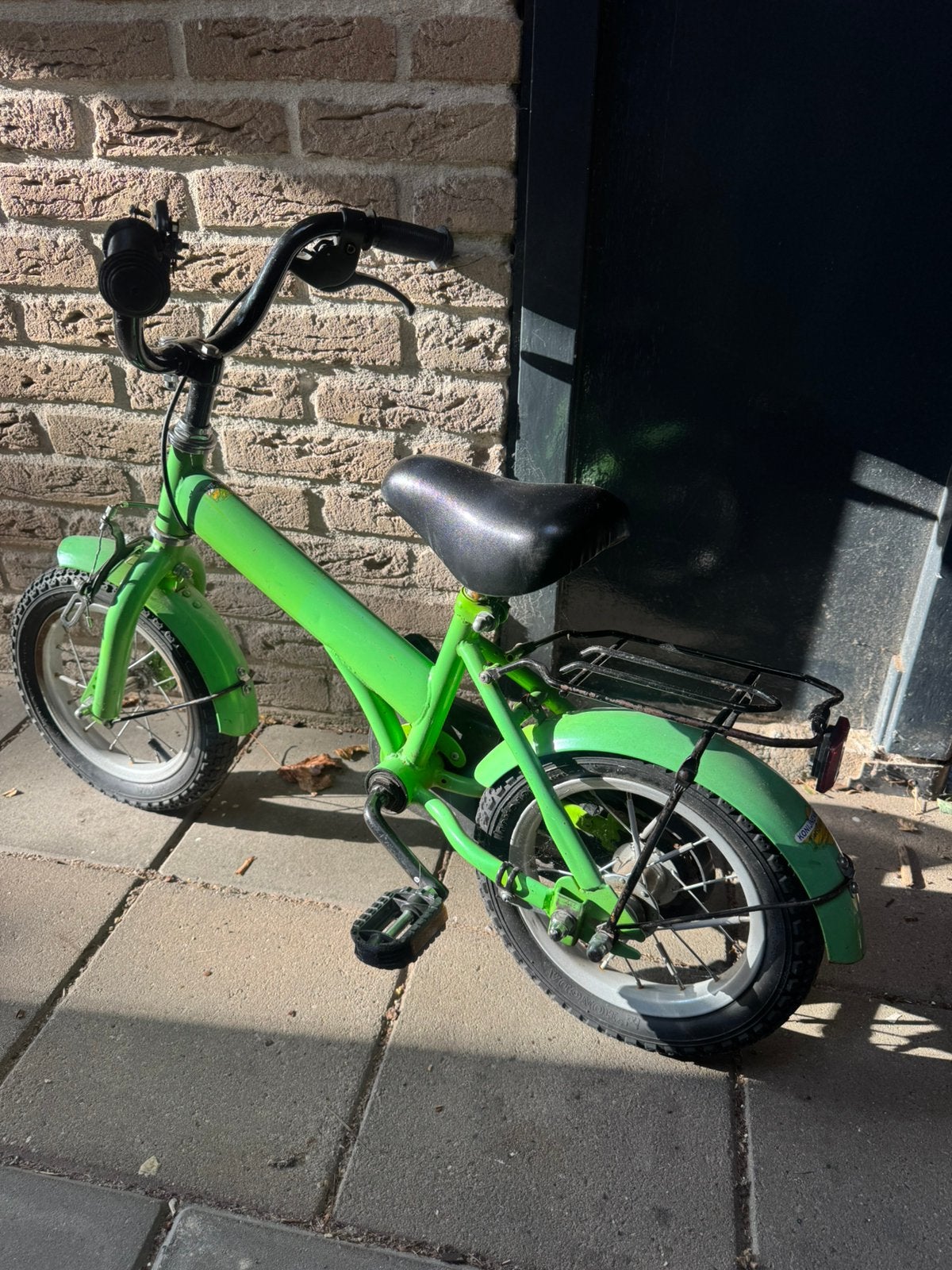 Kinderfietsje 12 inch, Fietsen en Brommers, Ophalen, Gebruikt, Terugtraprem, Minder dan 16 inch