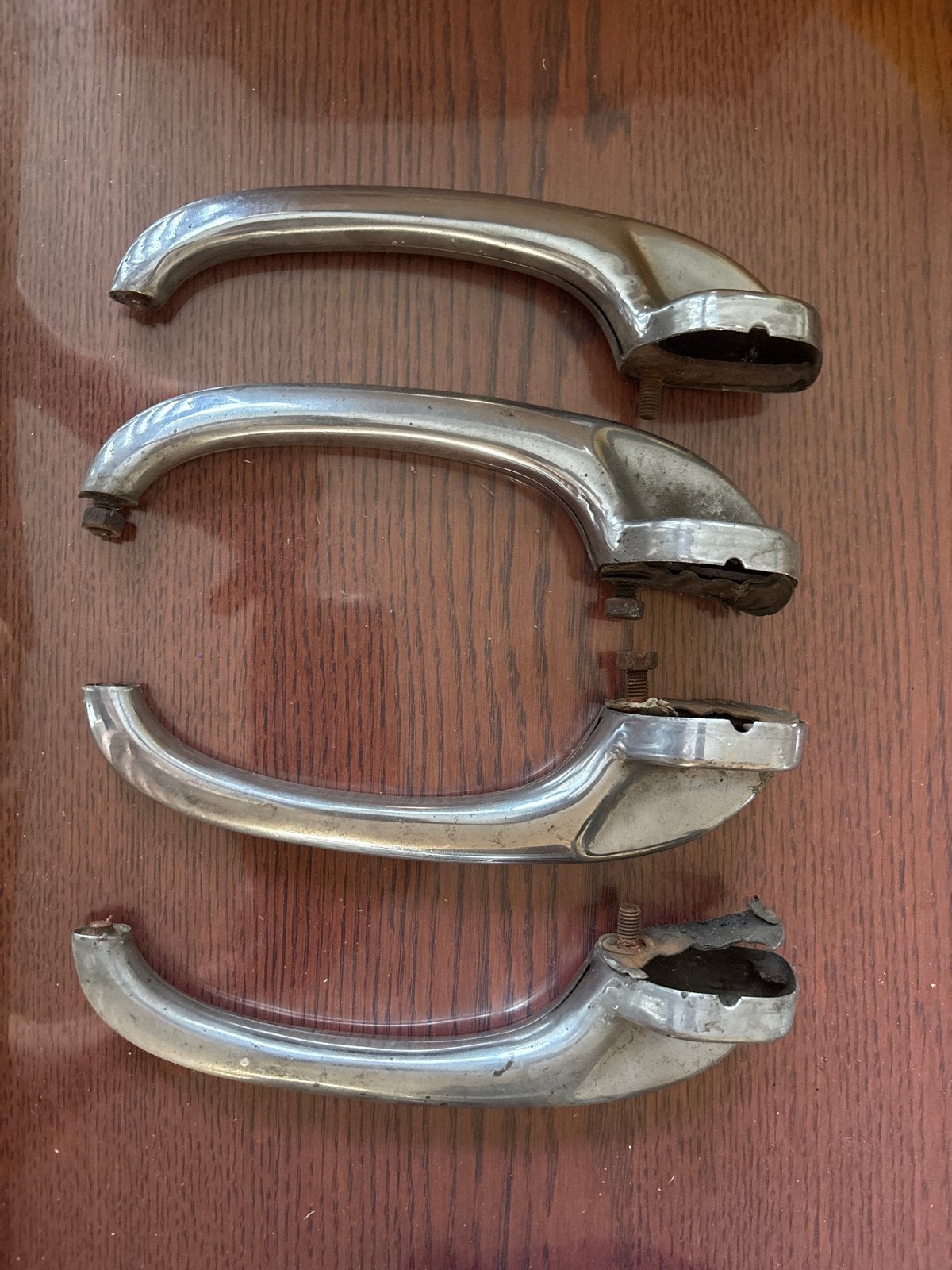 Deurklinken Peugeot 404 - Set van 4, Gebruikt, Ophalen of Verzenden, Peugeot, Voor